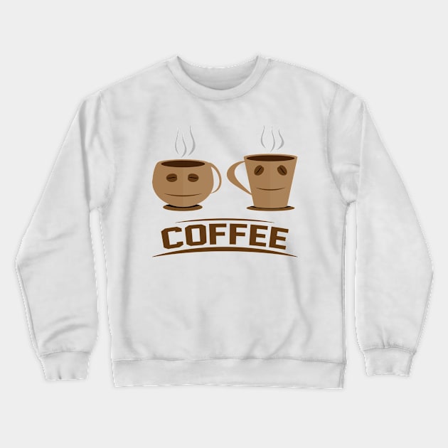 Coffee cup Crewneck Sweatshirt by melcu